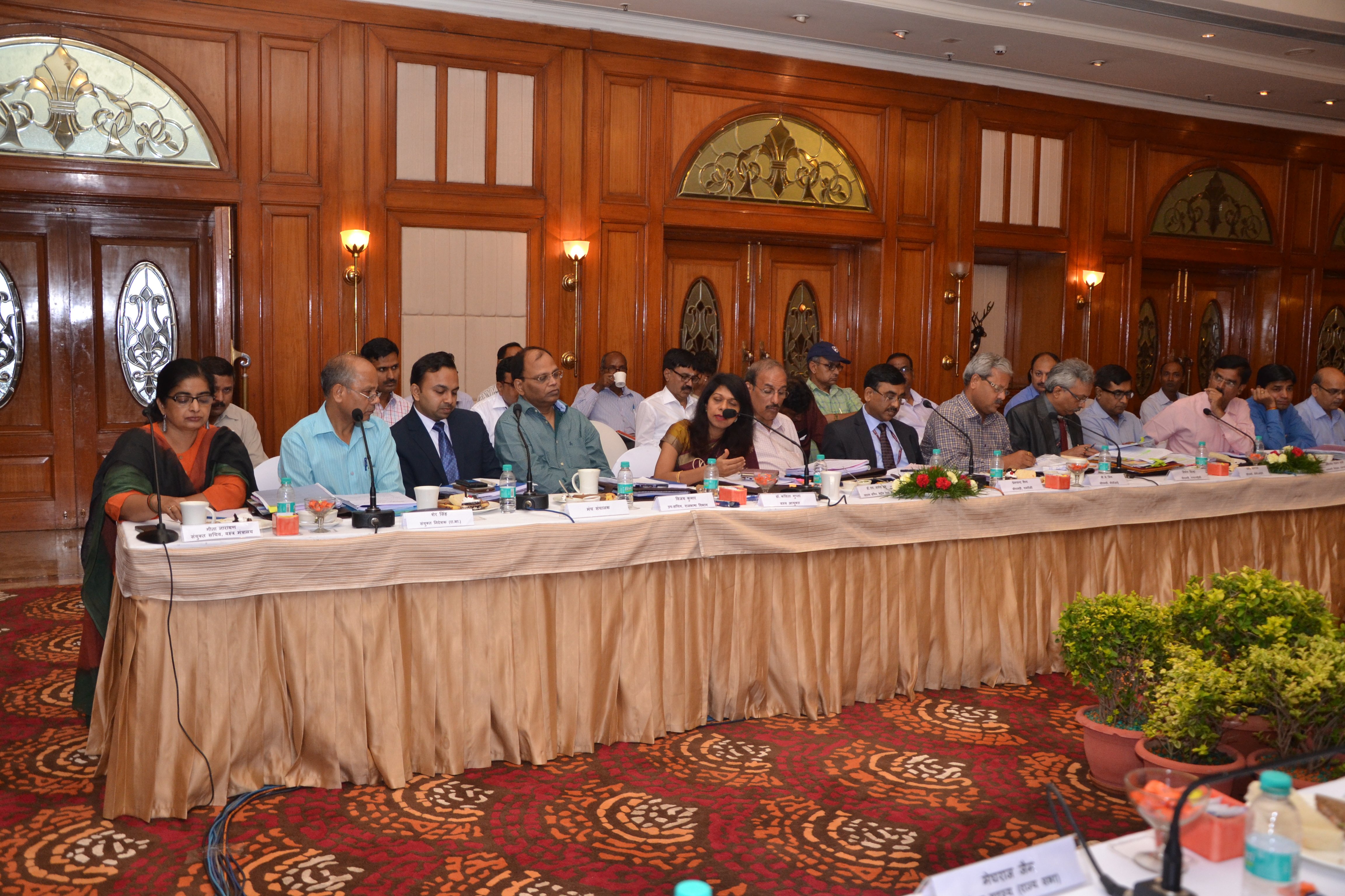 Joint Secretary of MOT and other Officials along with Chief Executives of PSUs. 